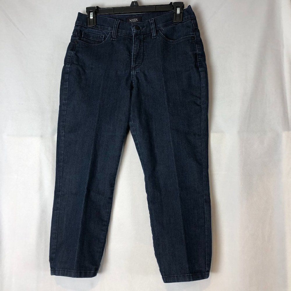 NYDJ Not Your Daughters Jeans ALINA Capris Blue Size 4P. 4